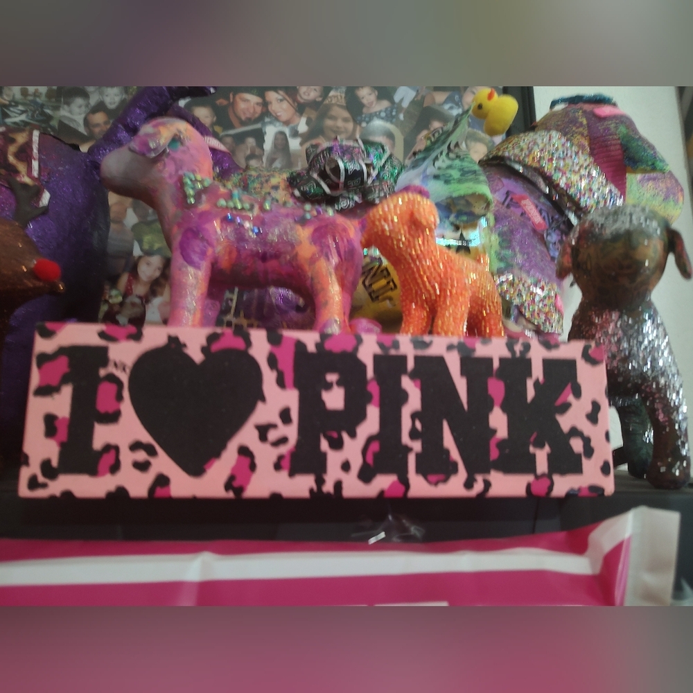 Pink Leopard Print Box